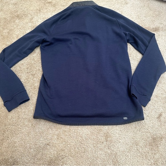 Smartwool PhD Smart Loft Merino Wool Unisex Jacket Medium Navy/Black Zip - Picture 10 of 10